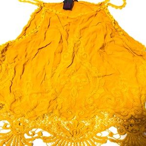 Yellow Lace Cami